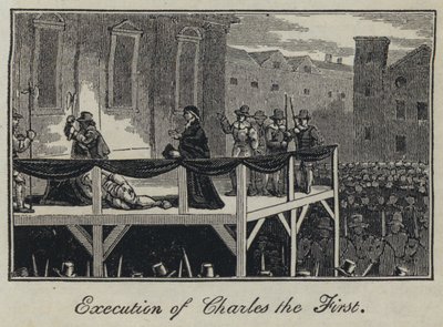 Execution of Charles the First by English School