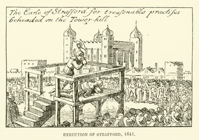 Execution of Strafford by English School