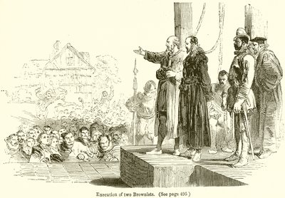 Execution of Two Brownists by English School