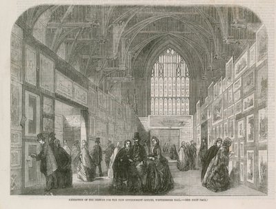Exhibition of the Designs for the New Government Offices by English School