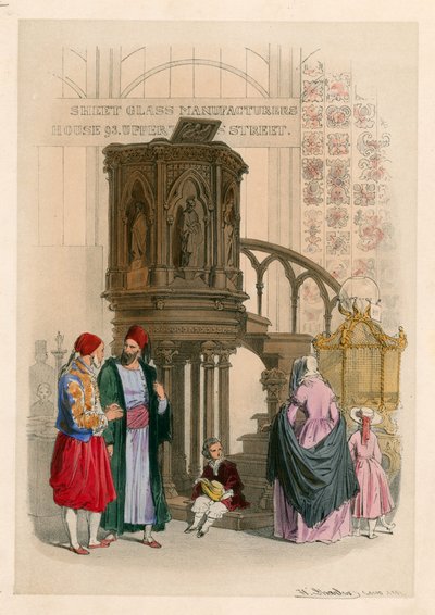 Exhibits at the Great Exhibition, Crystal Palace, Hyde Park by English School