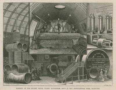 Exhibits at the Recent Metal Trades Exhibition Held in the Agricultural Hall, Islington by English School