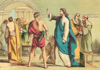 Expulsion from the Temple by English School