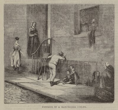 Exterior of a Manchester Cellar by English School