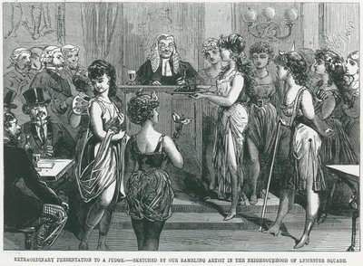 Extraordinary presentation to a judge by English School