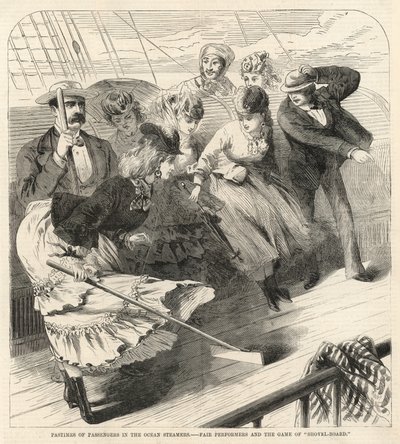 Fair performers and the game of shovel-board by English School