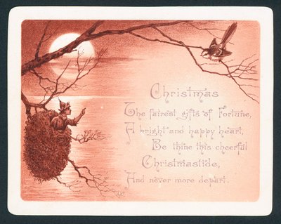 Fairy in Birds Nest by English School