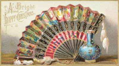 Fan with Case by English School