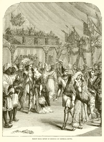 Fancy Ball Given in Honour of General Howe by English School