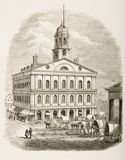 Faneuil Hall, Boston, c.1870, from 