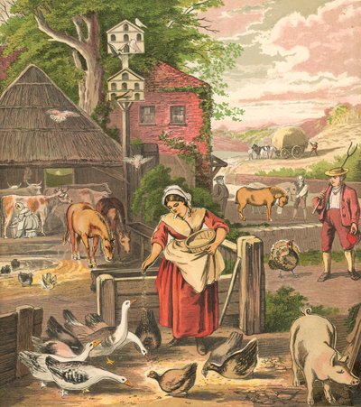 Farmyard by English School