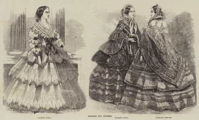 Fashions for October by English School
