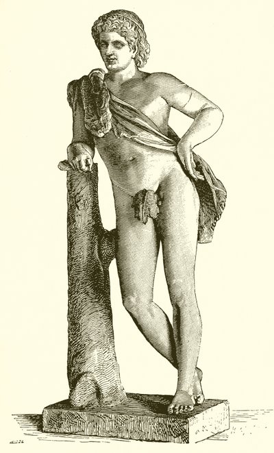 Faun of Praxiteles by English School