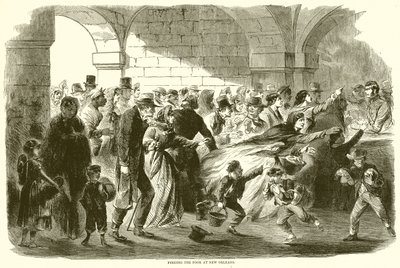 Feeding the Poor at New Orleans by English School