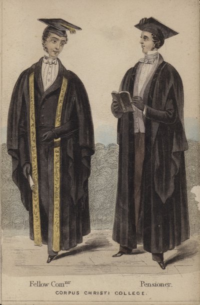 Fellow Commoner, Pensioner, Corpus Christi College by English School