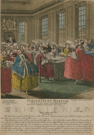 Female Court Martial by English School