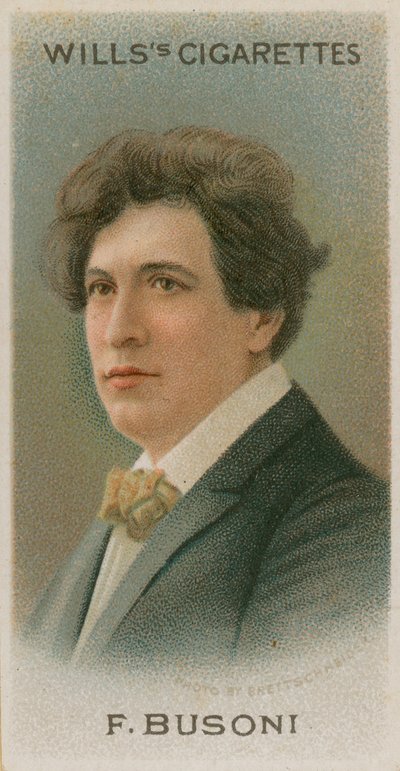 Ferruccio Busoni by English School