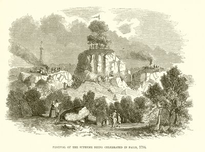 Festival of the Supreme Being Celebrated in Paris, 1794 by English School