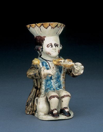 Fiddler Toby Jug by English School