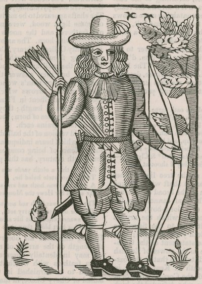 Finsbury Archers Ticket for the Shooting of 1676 by English School