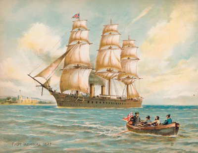 First Ironclad Warship by English School