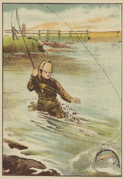 Fishing for Trout by English School