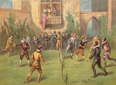Fives First Played in England Before Queen Elizabeth I by English School