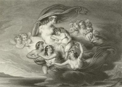 Flight of Venus with Ascanius by English School