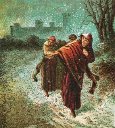 Flight of the Empress Maude by English School