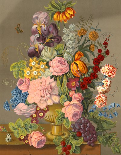 Floral display by English School