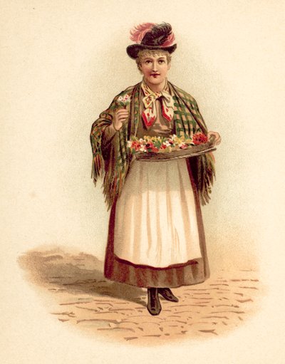 Flower Seller by English School