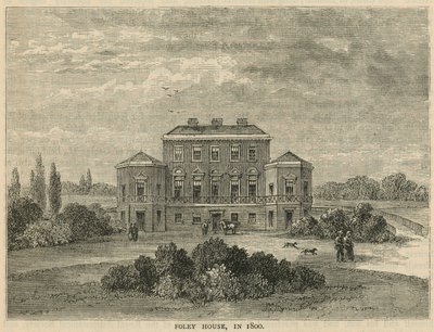 Foley House in 1800 by English School