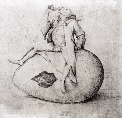 Fool Trying to Hatch an Egg by English School