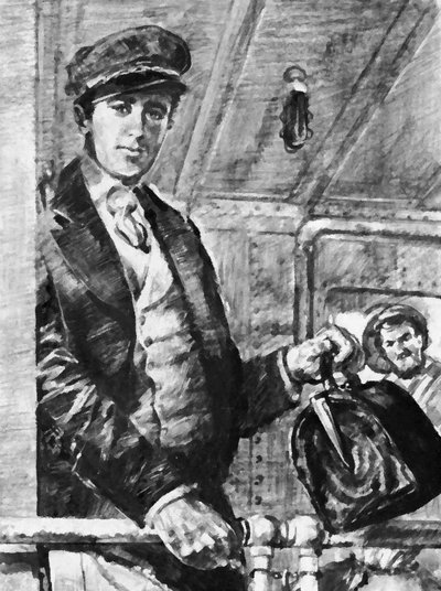 For years Joseph Conrad sailed round the oceans of the world in the British merchant service by English School