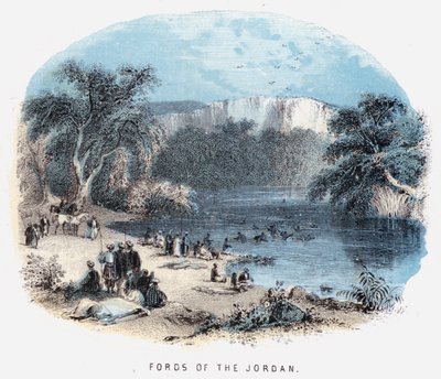 Fords of the Jordan by English School
