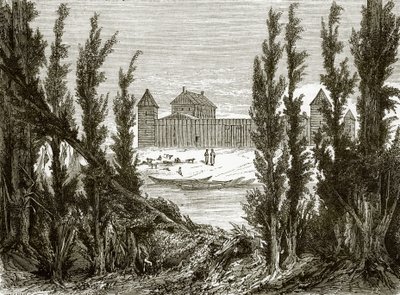 Fort Edmonton, on the upper Saskatchewan river by English School