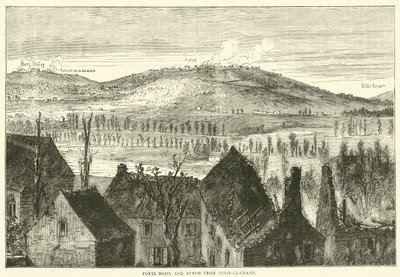 Forts Noisy and Avron from Noisy-le-Grand by English School