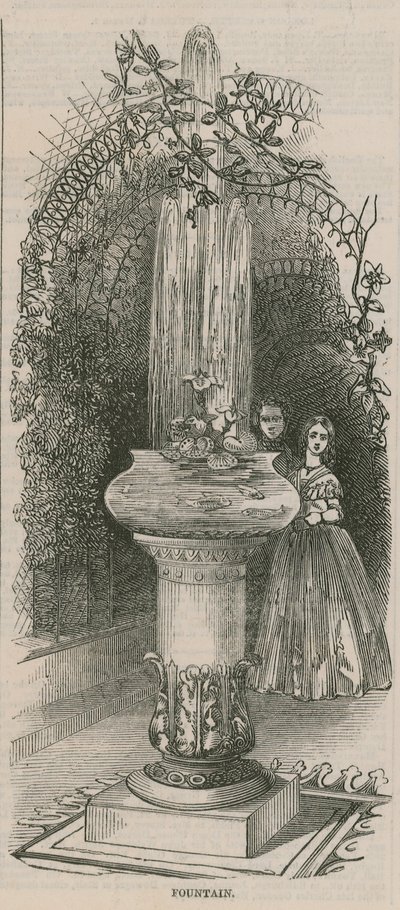 Fountain at an Exhibition of the Useful Arts by English School
