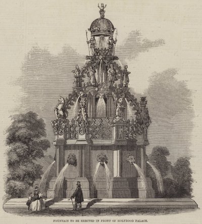 Fountain to be erected in front of Holyrood Palace by English School