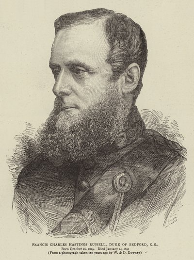 Francis Charles Hastings Russell, Duke of Bedford, KG by English School