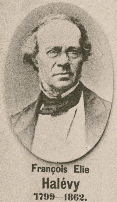 Francois Elie Halevy (engraving) by English School