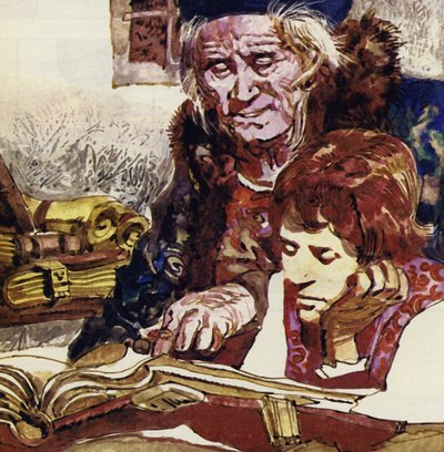 Francois was taught by a priest who became his benefactor by English School