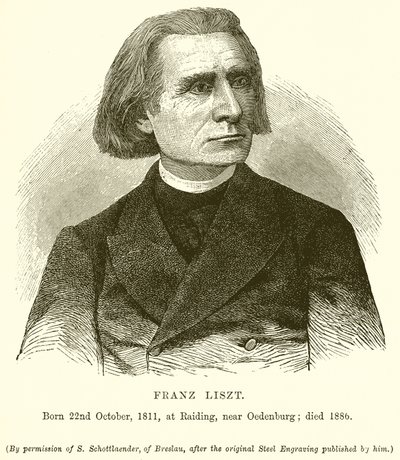 Franz Liszt by English School