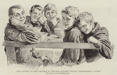 Free Dinners to Poor Children at the King Edward
