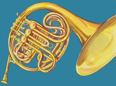 French Horn by English School