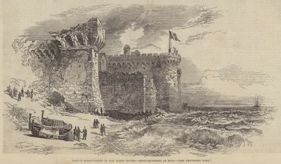 French Intervention in the Roman States, Head-Quarters at Palo by English School