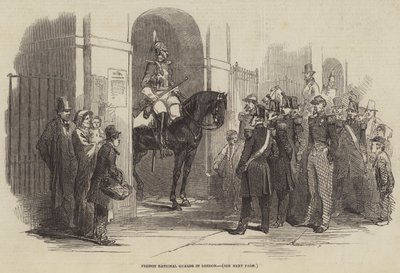 French National Guards in London by English School