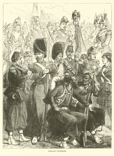 French uniforms, September 1870 by English School
