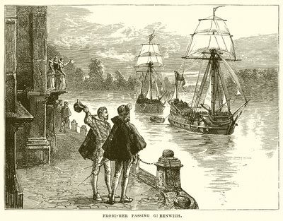 Frobisher Passing Greenwich by English School