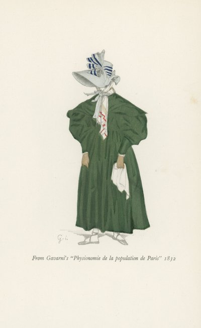From Gavarnis Psysionomie de la Population de Paris 1832 by English School